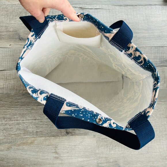 NEW without TAGS Microfiber Tote with print from Denman Waldo Ross Collection - Picture 8 of 11